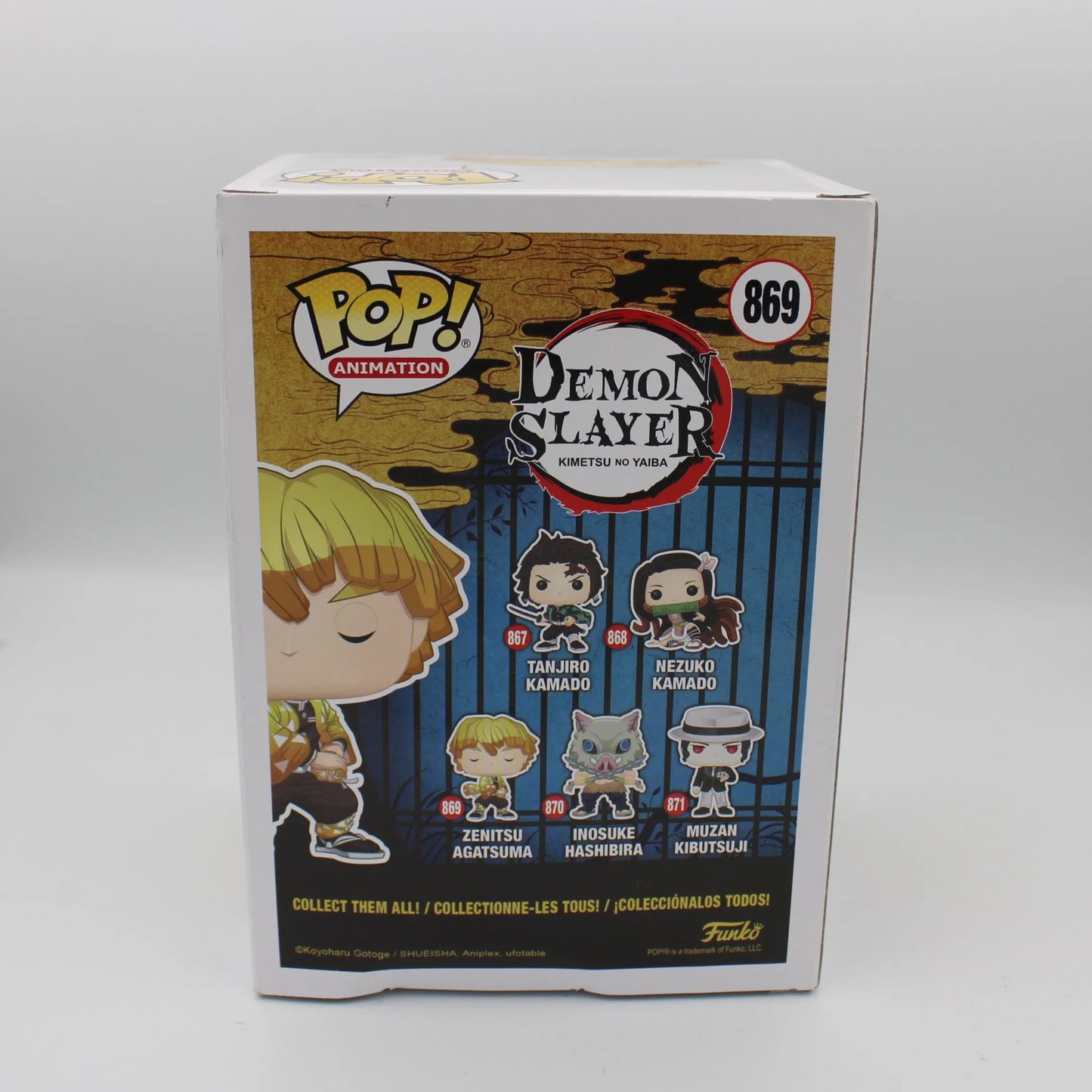 Funko Pop Animation: Demon Slayer Zenitsu Agatsuma #869 Figure