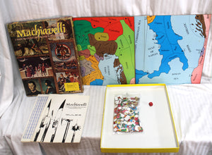 Vintage 1980 - Avalon Hill - Machiavelli , A Game of Combat and Politics in Renaissance Italy - Board Game