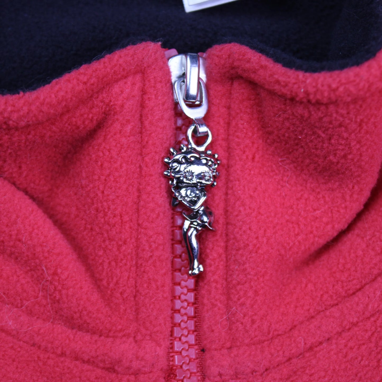 Vintage Y2K - Red Betty Boop Fleece Jacket  - Size 2XL