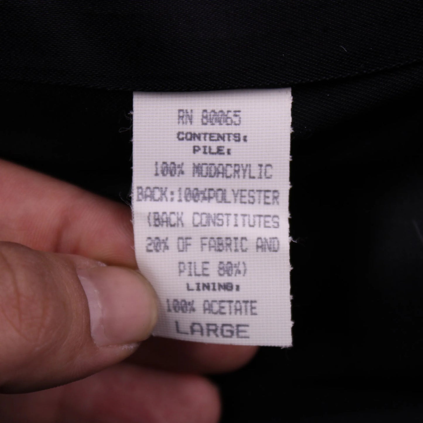 Vintage - Olympia Limited Inc. - White/Black Faux Fur Coat - Size L