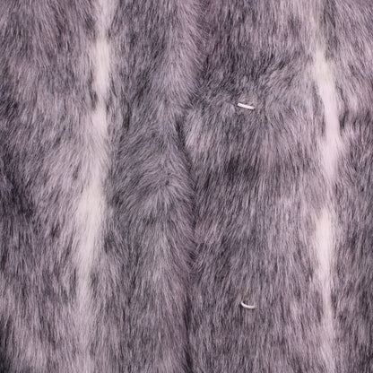 Vintage - Olympia Limited Inc. - White/Black Faux Fur Coat - Size L