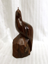 Load image into Gallery viewer, Hand Carved Wooden Quail Statuette- 9.25&quot; h