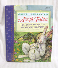 Load image into Gallery viewer, Great Illustrated, Aesop&#39;s Fables- Adapted by Rochelle Larkin, Illustrated by Lorna Tomei - Hardback Book