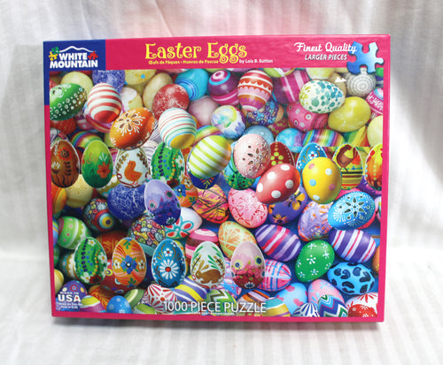 Easter Eggs - White Mountain - 1000 PC Puzzle 24