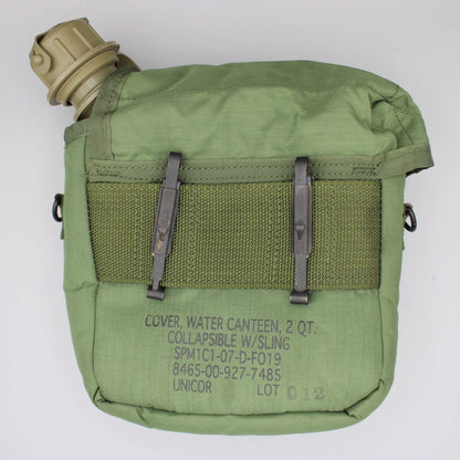 US Military 2-Quart Water Canteen and Cover