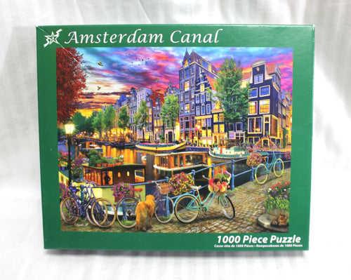 Amsterdam Canal, by David Maclean - Vermont Christmas Co. 1000 PC Puzzle