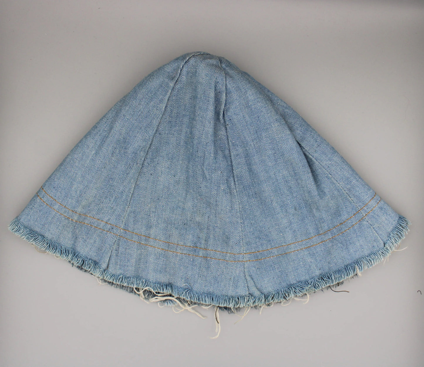 Vintage - Levi's - Reversible Blue Denim Bucket Hat with a Raw Edge