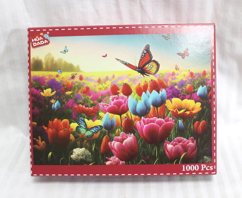 Huadada - Flowers and Butteflies - 1000 PC Puzzle