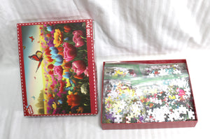 Huadada - Flowers and Butteflies - 1000 PC Puzzle