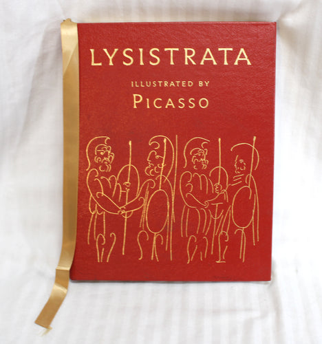 Vintage - The Collector's Library of Famous Editions - Lysistrata- Aristophanes - Illustrations by Picasso - Leather Bound Hard Back Book - Easton Press - 1983
