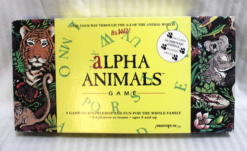 Vintage 1992 - Artistoplay - Alpha Animals Game - A Game of Knowledge and Fun (Boardgame)