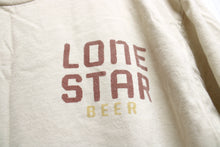 Load image into Gallery viewer, Lone Star Beer - Tan 2 Sided Skeleton Graphic (back) T-Shirt - Size L