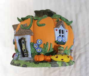 Partylite - Harvest Pumpkin House Tea Light Candle Holder Holder