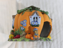 Load image into Gallery viewer, Partylite - Harvest Pumpkin House Tea Light Candle Holder Holder