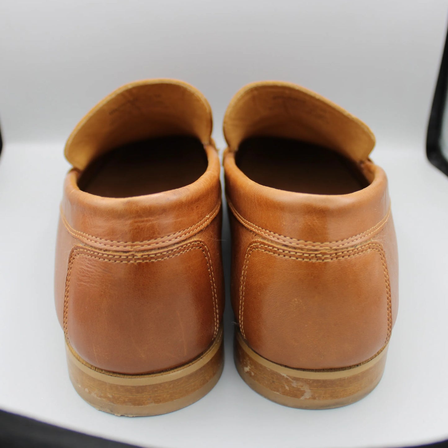 Donald Pliner - Cognac Leather Donnie Loafers - Size 14