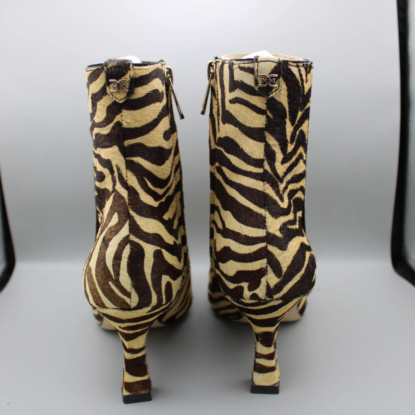 Sam Edelman - Tiger-Print Samantha Ankle Boots - Size 7