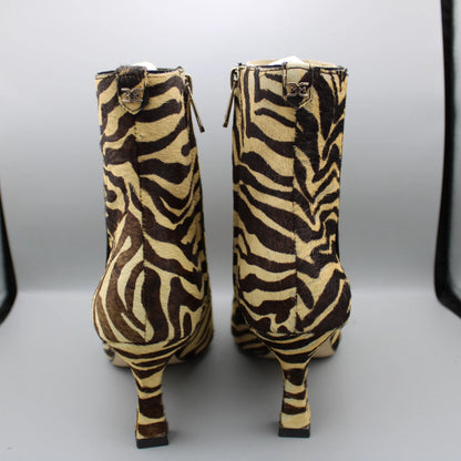 Sam Edelman - Tiger-Print Samantha Ankle Boots - Size 7