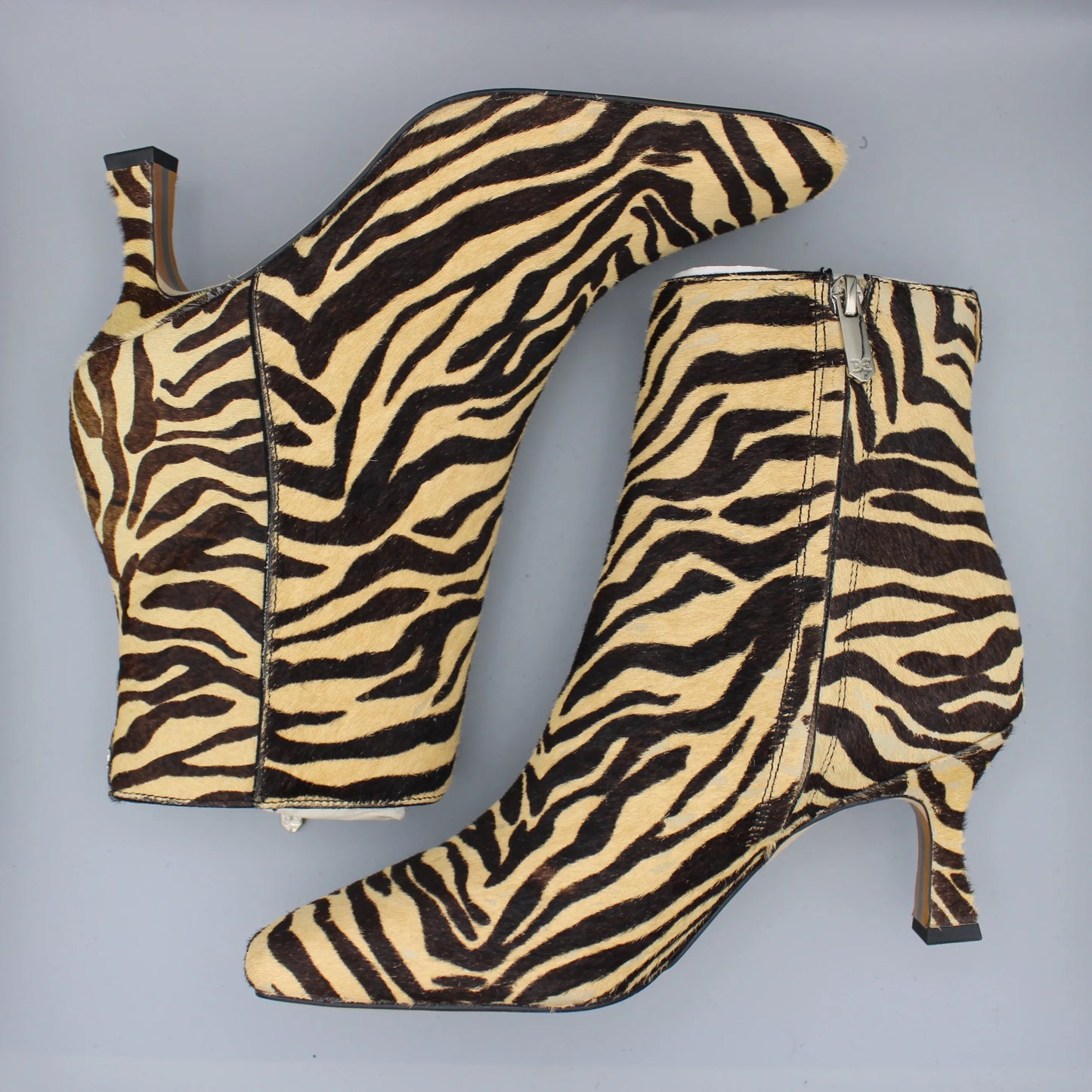 Sam Edelman - Tiger-Print Samantha Ankle Boots - Size 7