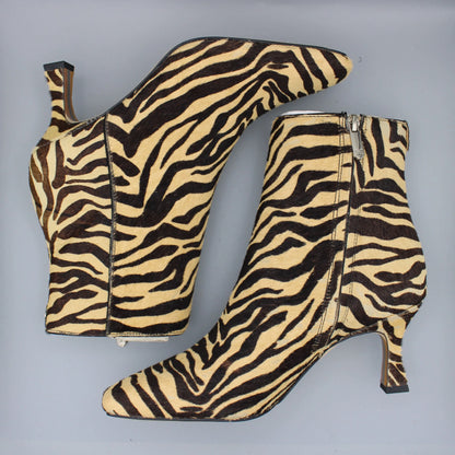 Sam Edelman - Tiger-Print Samantha Ankle Boots - Size 7