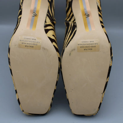 Sam Edelman - Tiger-Print Samantha Ankle Boots - Size 7