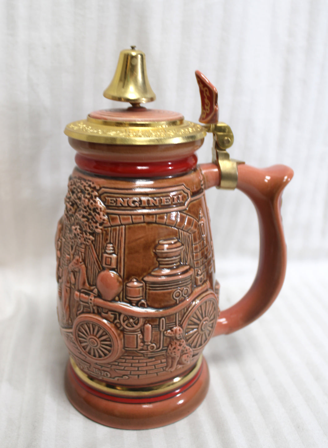 Avon - A Tribute to American Firefighters Beer Stein w/ Working Bell