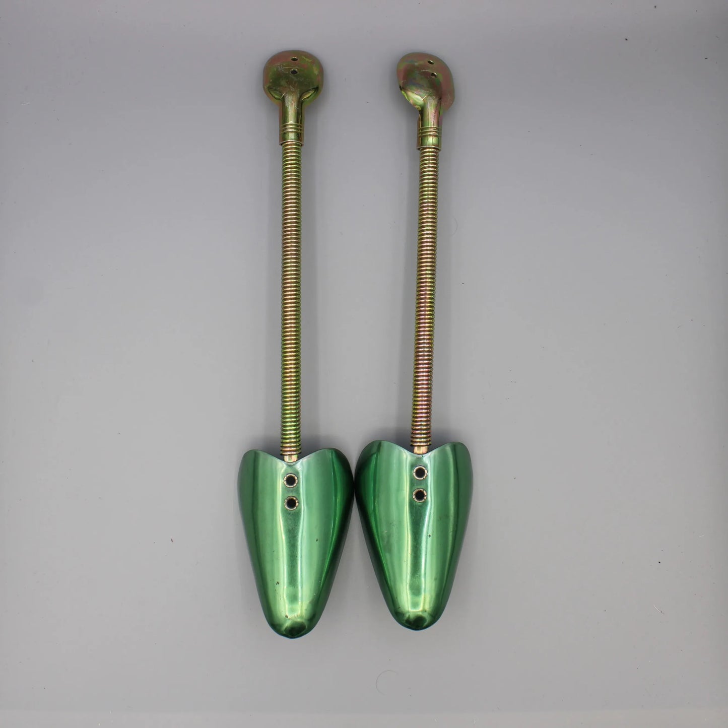 Pedor - Vintage - Gold-Tone and Green Shoe Inserts