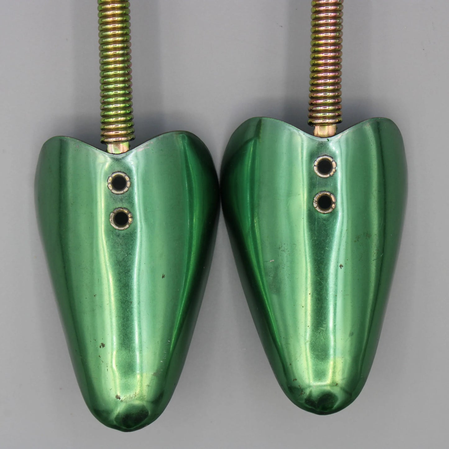 Pedor - Vintage - Gold-Tone and Green Shoe Inserts
