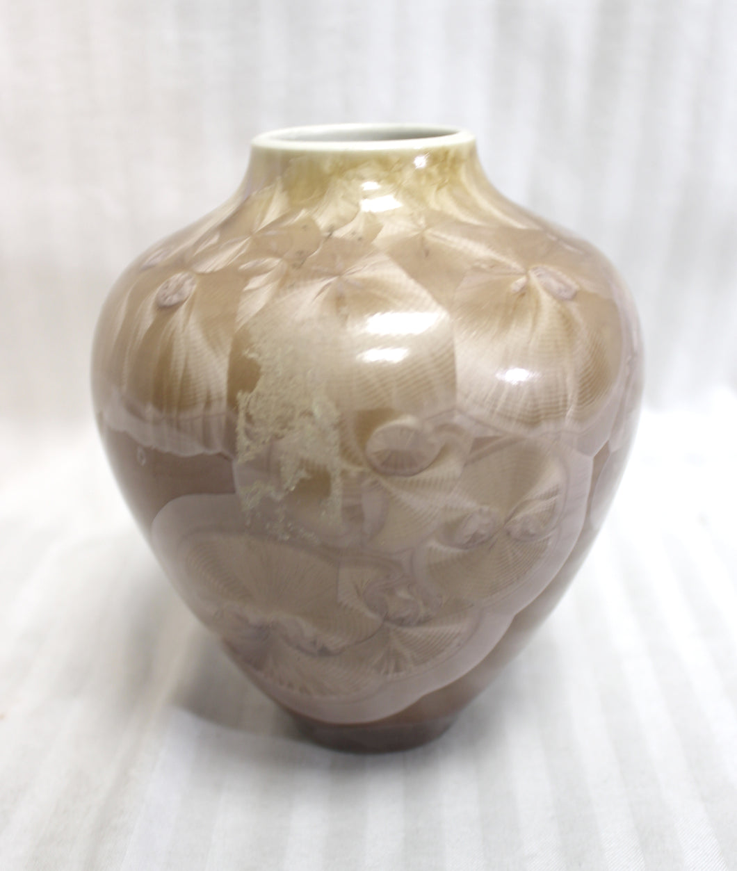 Louise Reding (Signed) Crystalline Pottery Vase 5.75