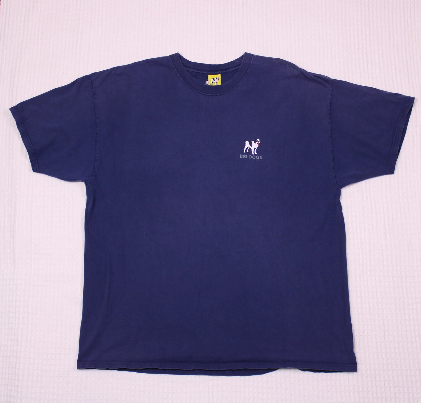 Big Dogs - Vintage - Navy Graphic T-shirt - Size 2XL