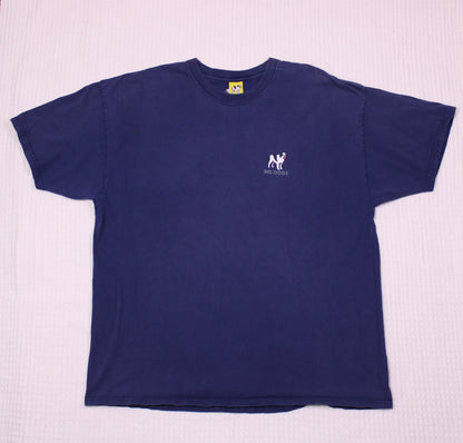 Big Dogs - Vintage - Navy Graphic T-shirt - Size 2XL