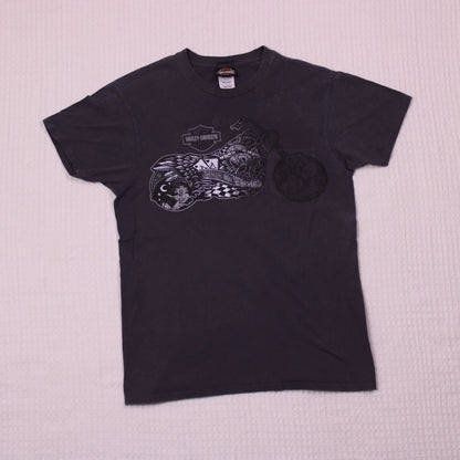 Harley Davidson - Vintage - Charcoal Chopper Graphic T-shirt - Size M