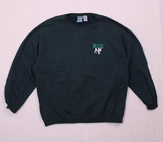 Big Dogs - Vintage - Forest Green Sweatshirt - Size L