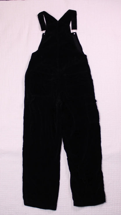 Pooh - Vintage - Black Velvet Overalls featuring Pooh and Tiger- Size M