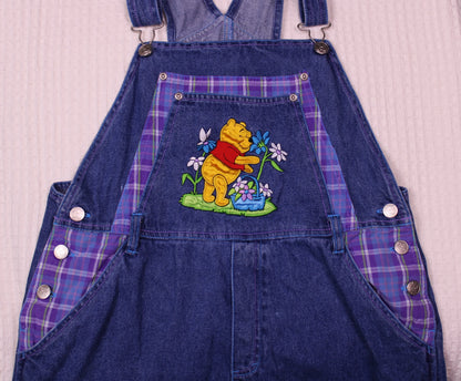 Disney/Pooh - Vintage - Denim Overalls - No size tag