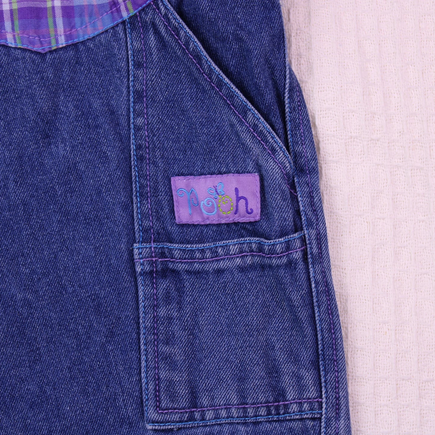 Disney/Pooh - Vintage - Denim Overalls - No size tag