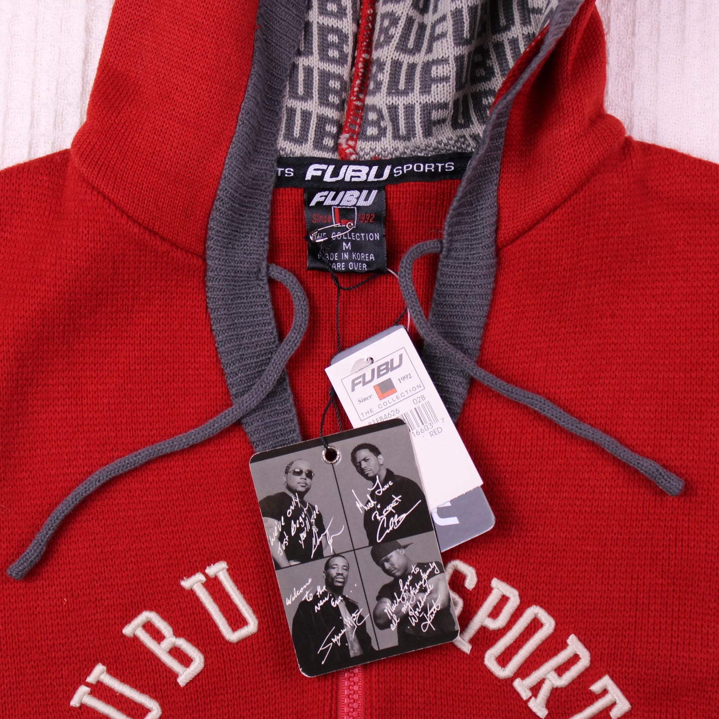 Fubu Sports - Vintage Y2K - Youth Red Knit Vest