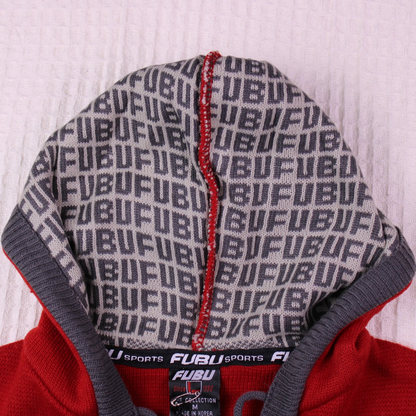 Fubu Sports - Vintage Y2K - Youth Red Knit Vest