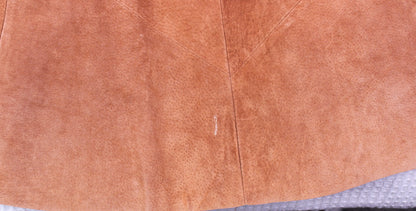 Apostrophe - Vintage -  Brown Suede Skirt - Size  M