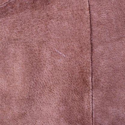 Apostrophe - Vintage -  Brown Suede Skirt - Size  M
