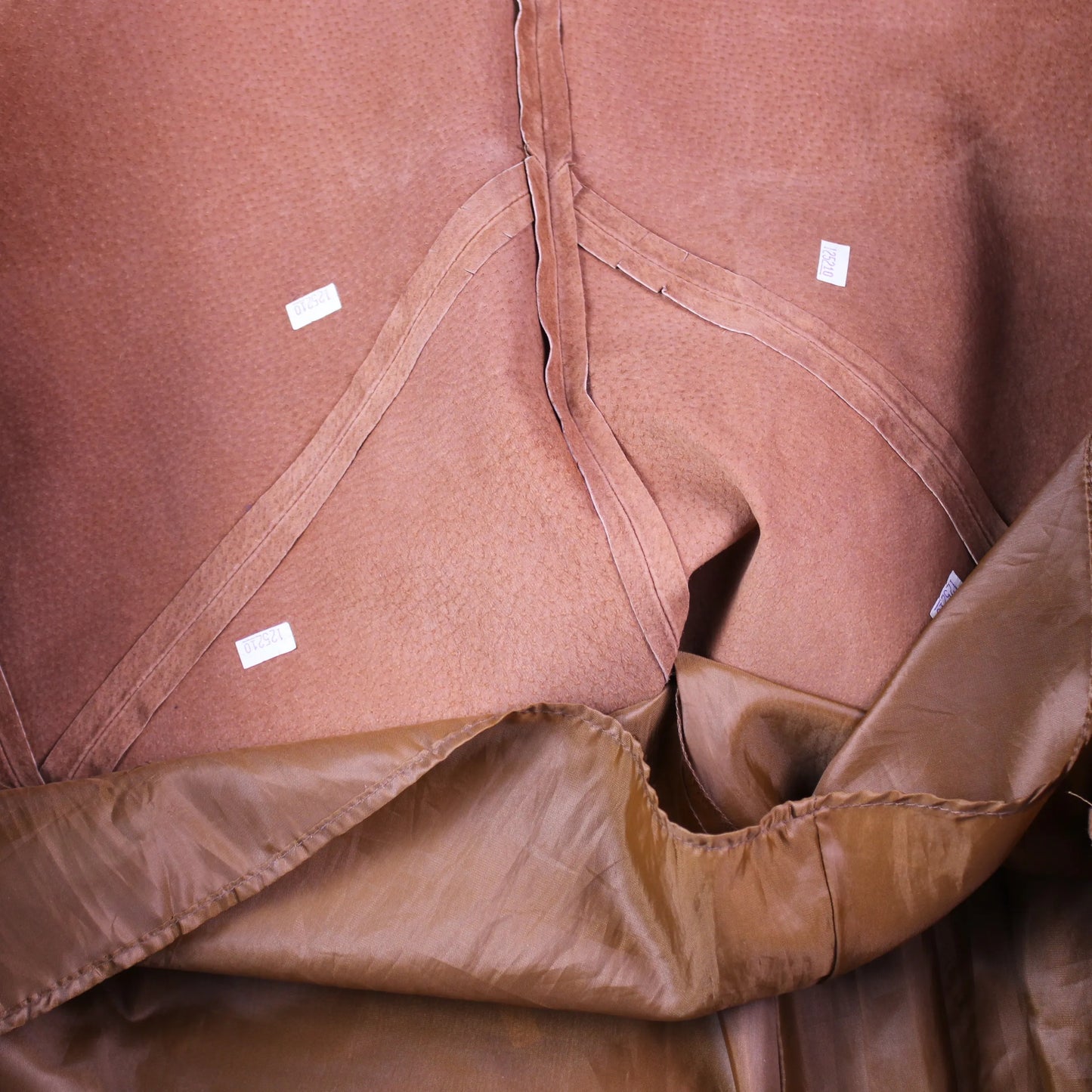 Apostrophe - Vintage -  Brown Suede Skirt - Size  M