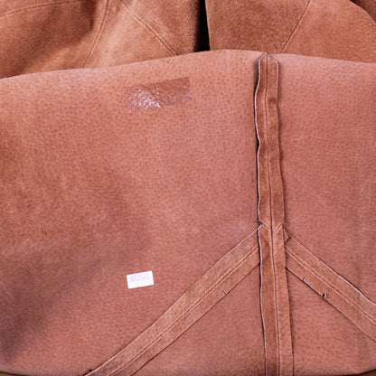 Apostrophe - Vintage -  Brown Suede Skirt - Size  M