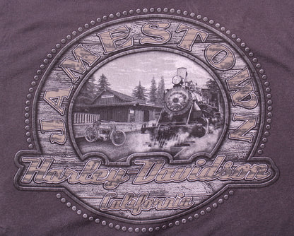 Harley Davidson - Vintage - Charcoal Chopper Graphic T-shirt - Size M