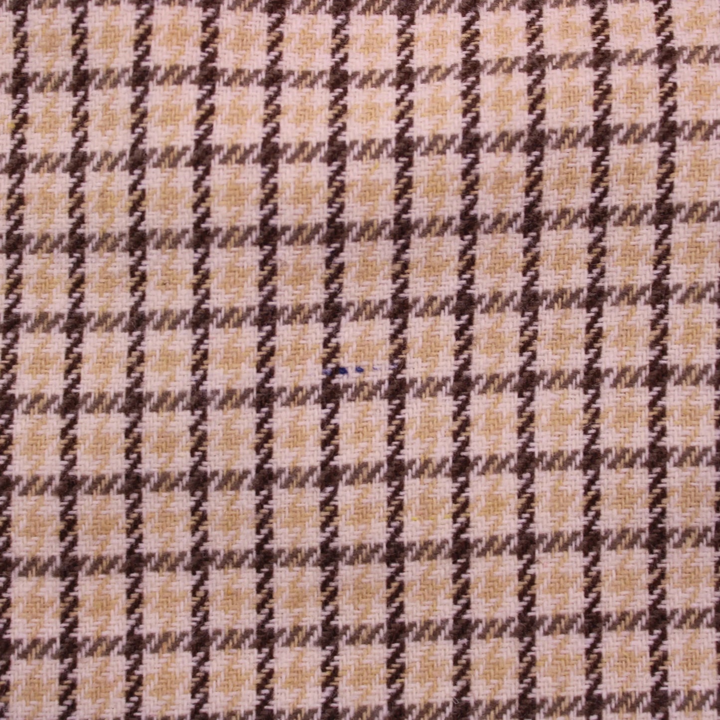 Russ - Vintage - Cream, Brown, and Yellow Pencil Skirt - Size 16