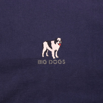 Big Dogs - Vintage - Navy Graphic T-shirt - Size 2XL