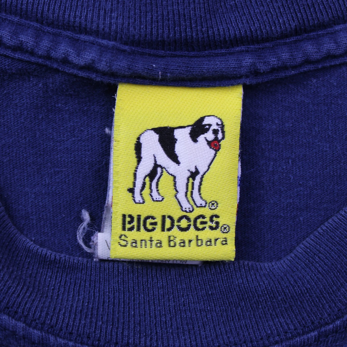 Big Dogs - Vintage - Navy Graphic T-shirt - Size 2XL
