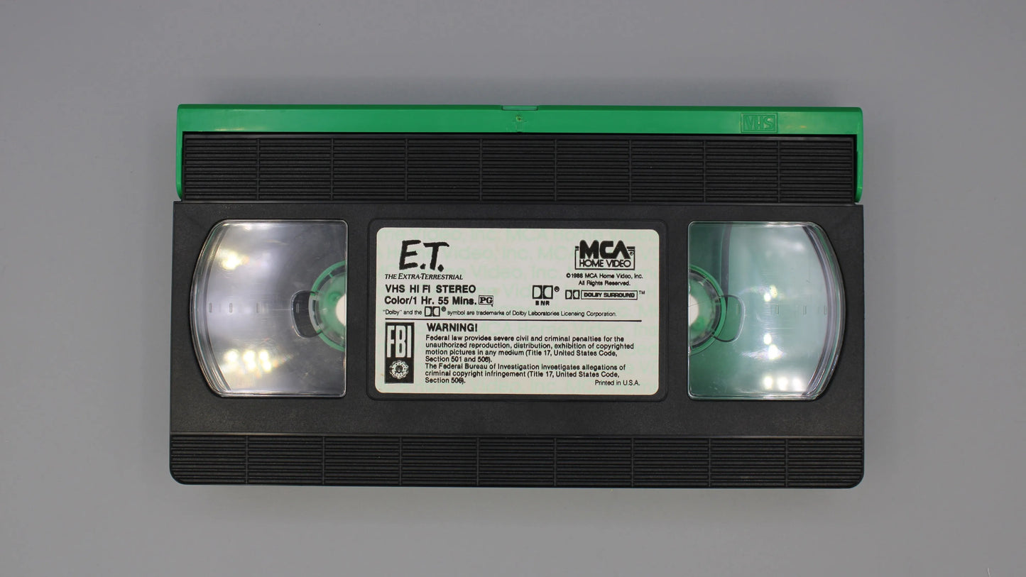 MCA Home Video - E.T The Extra-Terrestrial