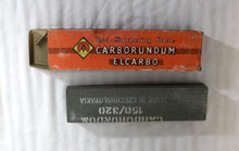 Load image into Gallery viewer, Vintage - United Carborundum Electrite Works Co. (Czechoslovakia) - Carborundum Elcarbo Tool Sharpening Stone - 150/320