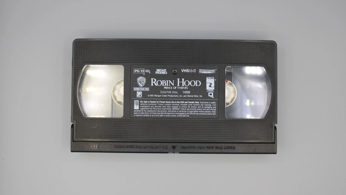 Warner Bros - Robin Hood Prince of Thieves VHS