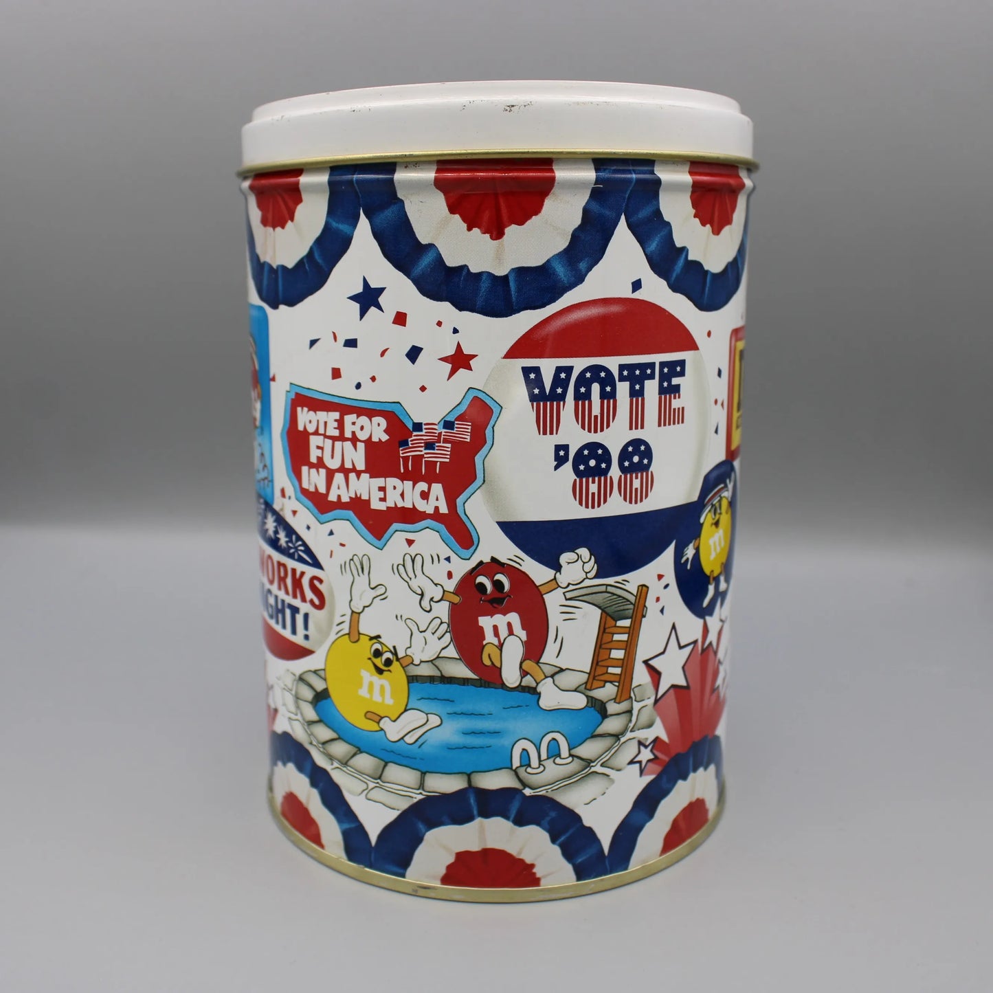 Mars - M&M 1988 Fourth of July Tin
