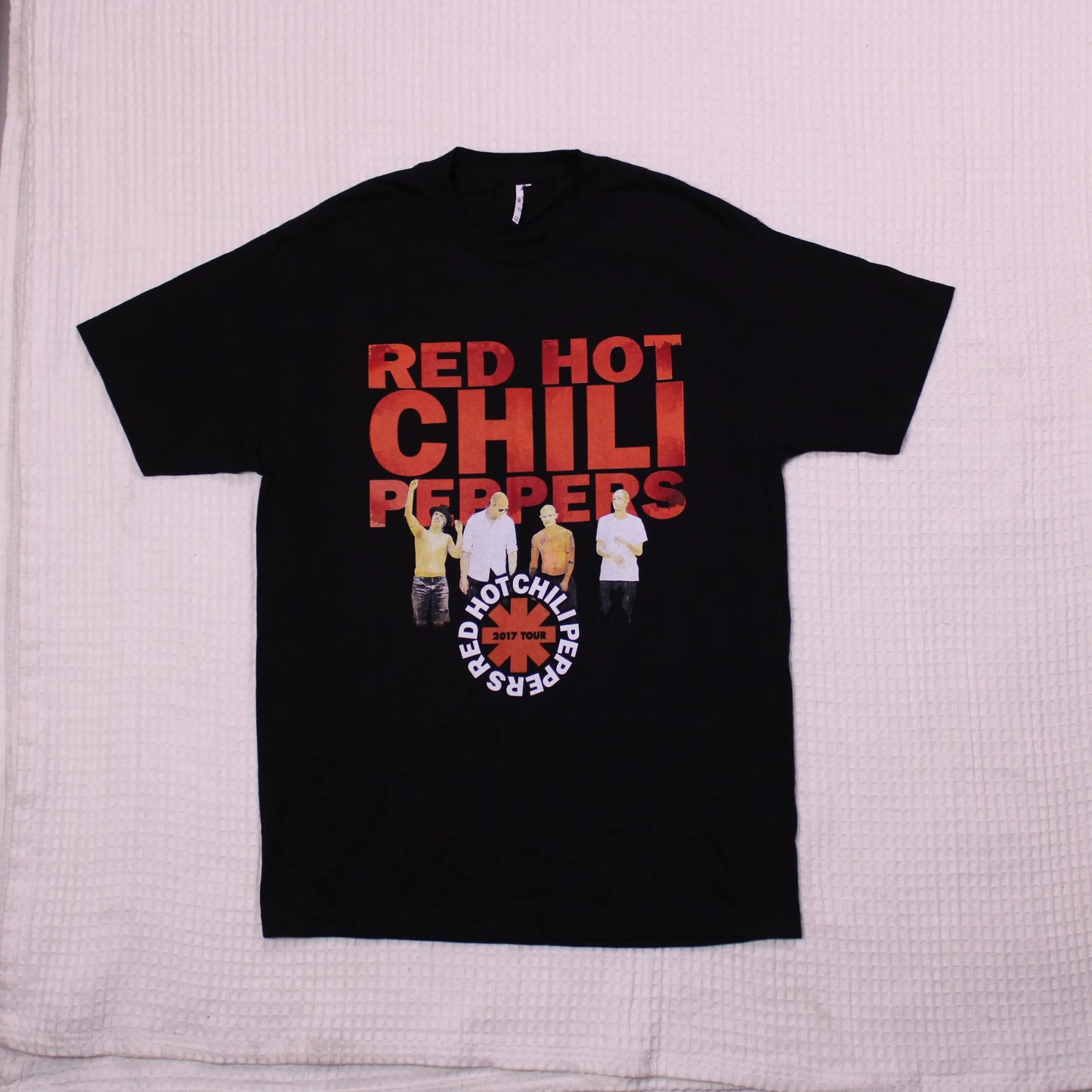 Red Hot Chili Peppers 2017 Tour Black T-Shirt - Size L